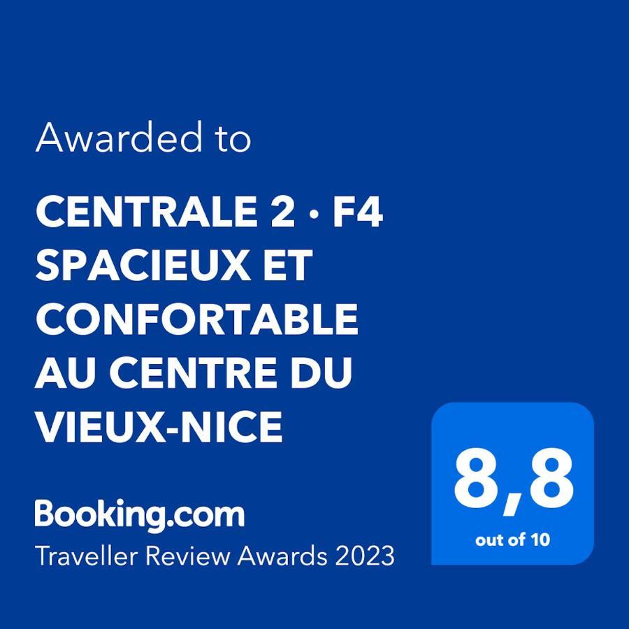 Centrale 2 - F4 Spacieux Et Confortable Au Centre Du Vieux-Nice 아파트 외부 사진
