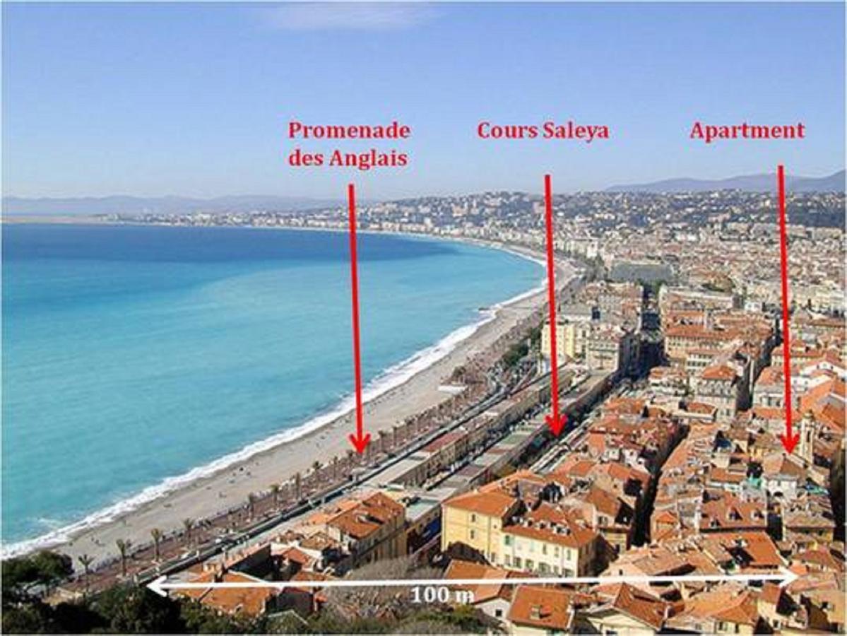 Centrale 2 - F4 Spacieux Et Confortable Au Centre Du Vieux-Nice 아파트 외부 사진